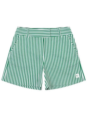 Striped Cotton Shorts OF5713LAGREEN - ONOFF - BALAAN 1