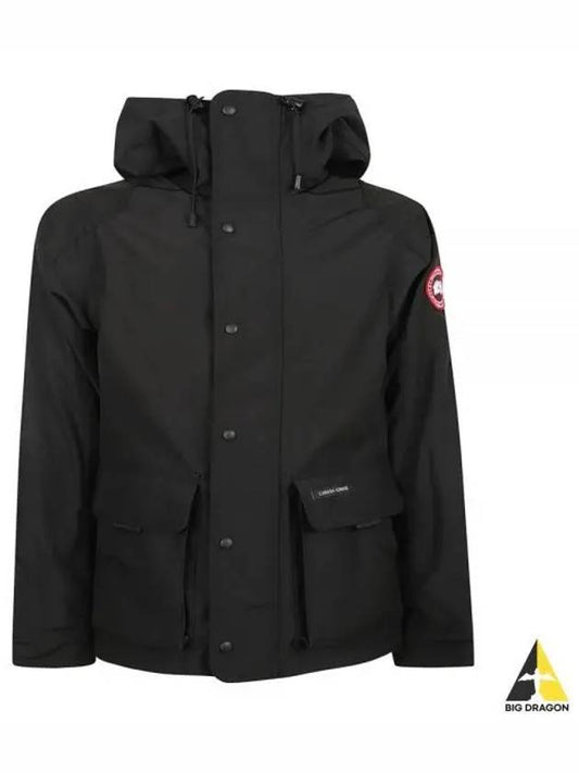 Lockeport Hooded Jacket Black - CANADA GOOSE - BALAAN 2