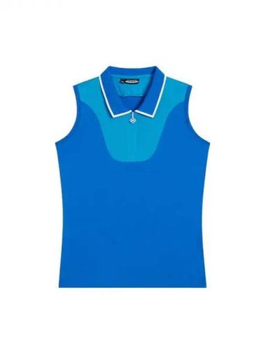 Golf Women s Sleeveless Annika Top Blue Domestic Product GR5Y24071185729 - J.LINDEBERG - BALAAN 1