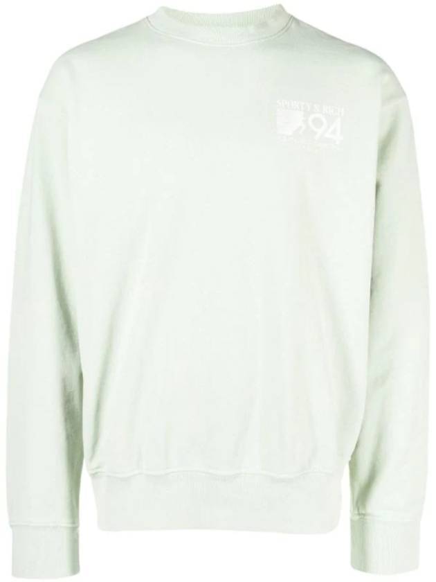 94 California Crew Neck Sweatshirt Green - SPORTY & RICH - BALAAN 1