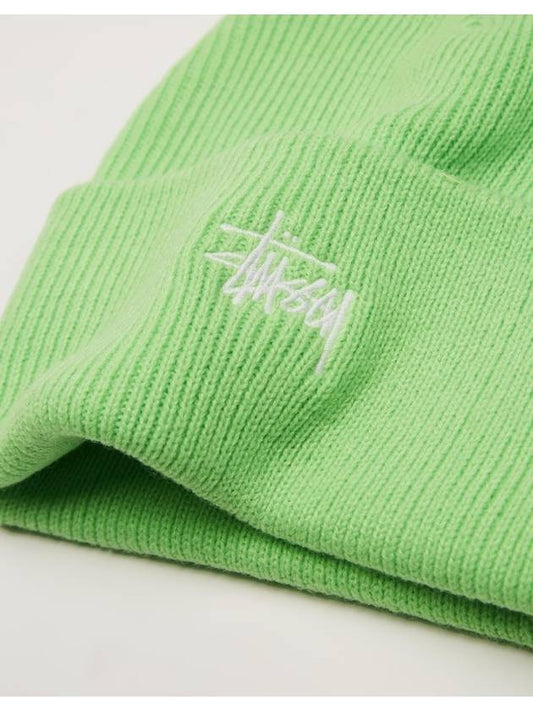 AU Australia Graffiti Tall Beanie ST725025 Lime ONE SIZE - STUSSY - BALAAN 2