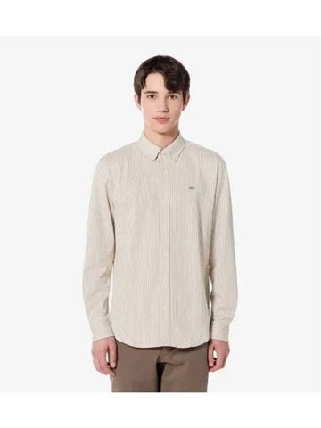 men jersey shirt beige - LACOSTE - BALAAN 1