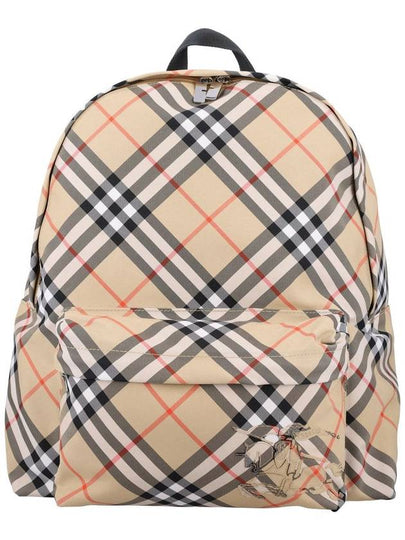 Nova Check Backpack Beige - BURBERRY - BALAAN 2