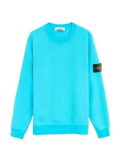 Wappen Patch Crew Neck Sweatshirt Turquoise - STONE ISLAND - BALAAN 2