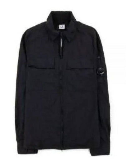 Flat Nylon Zip-Up Jacket Black - CP COMPANY - BALAAN 2