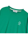 Essential Crop Long Sleeve T-Shirt Green - THE GREEN LAB - BALAAN 3