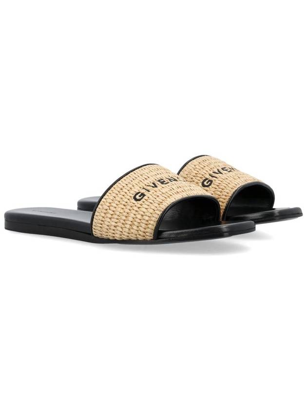 Givenchy 4G Flat Raffia Shoes - GIVENCHY - BALAAN 2