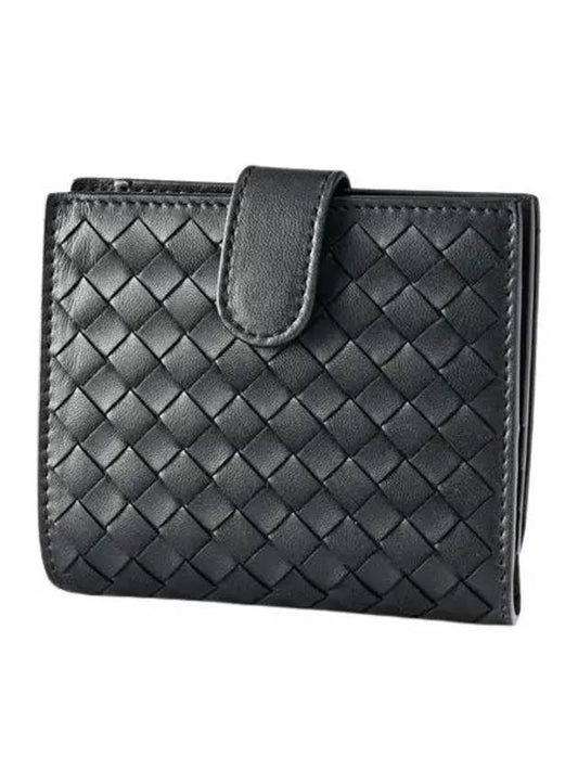 Intrecciato Half Wallet Black - BOTTEGA VENETA - BALAAN 2