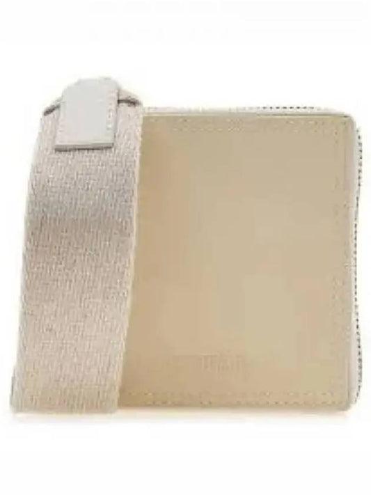 Le Carre Rond Lanyard Square Half Wallet Ivory - JACQUEMUS - BALAAN 2