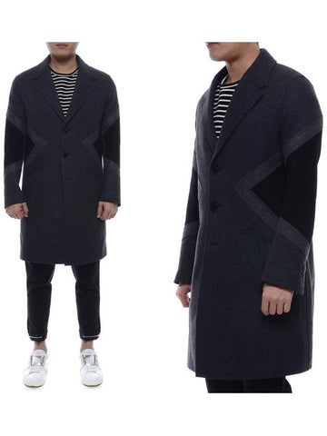 Men's Geometric Coat PBCA201CZ_F055C_1681_17F - NEIL BARRETT - BALAAN 1