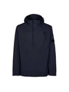 Lens Wappen Gabardine Anorak Navy - CP COMPANY - BALAAN 1