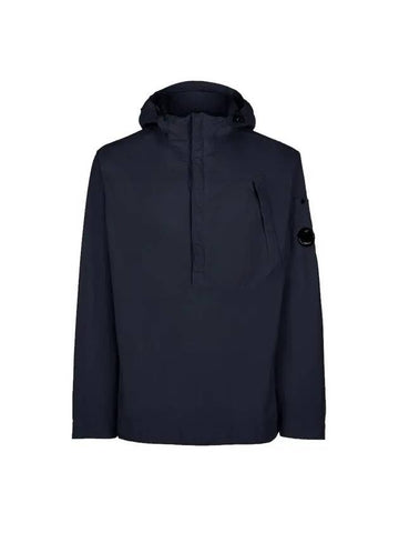 Lens Wappen Gabardine Anorak Navy - CP COMPANY - BALAAN 1