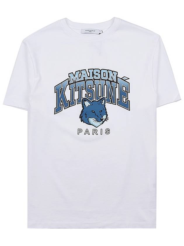 Campus Fox Relaxed Short Sleeve T-Shirt White - MAISON KITSUNE - BALAAN 10