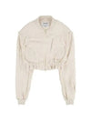 Women's Divide Way Jumper Zip-up Jacket Ivory - PEOPLE OF THE WORLD - BALAAN 2