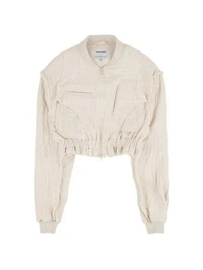 Women's Divide Way Jumper Zip-up Jacket Ivory - PEOPLE OF THE WORLD - BALAAN 2