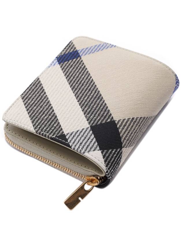 checkered leather wallet - BURBERRY - BALAAN 5