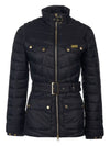 Women's International Glynn Quilted Zip-Up Jacket Black - BARBOUR - 1