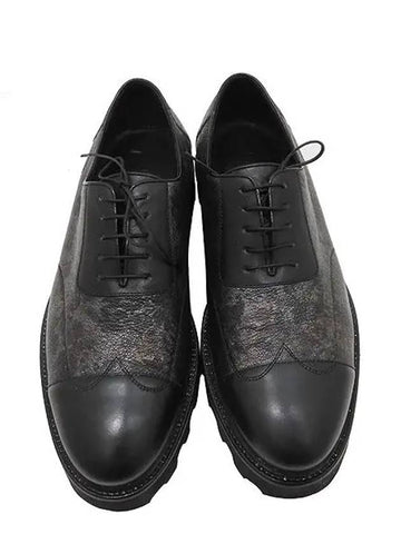 A Testoni Black Leather Wingtip Men s Shoes 6 - A. TESTONI - BALAAN 1