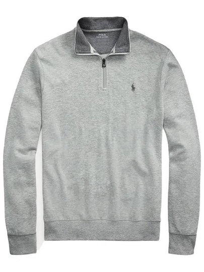 Pony Logo Half Zip-up Sweatshirt Grey - POLO RALPH LAUREN - BALAAN 2