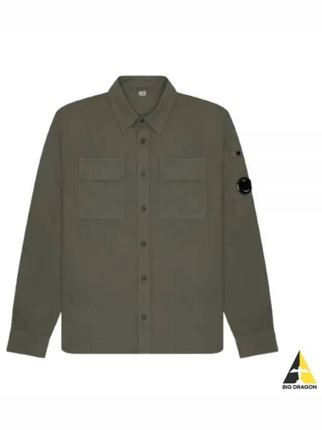 CP Company Organic Gabardine Shirt 17CMSH140A 110143G 674 - CP COMPANY - BALAAN 1