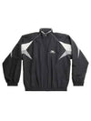 3B Sports Icon Medium Fit Track Jacket Black - BALENCIAGA - BALAAN 2