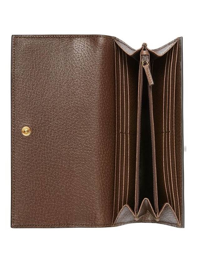 Ophidia Canvas Long Wallet Brown - GUCCI - BALAAN 5