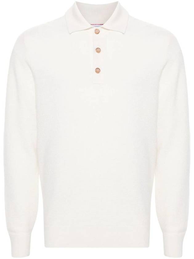 Brunello Cucinelli Cashmere Polo Sweater - BRUNELLO CUCINELLI - BALAAN 1