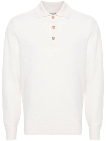 Brunello Cucinelli Cashmere Polo Sweater - BRUNELLO CUCINELLI - BALAAN 1