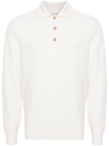 Brunello Cucinelli Cashmere Polo Sweater - BRUNELLO CUCINELLI - BALAAN 1