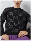 GG Intarsia Wool Knit Top Black - GUCCI - BALAAN 2