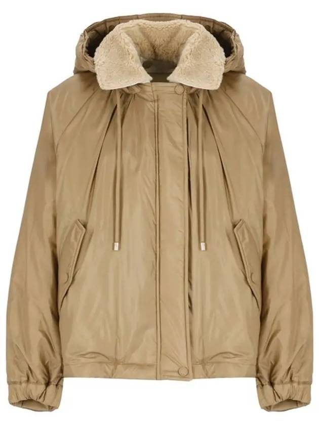 Arles Reversible Water Repellent Padding Camel - MAX MARA - BALAAN 5