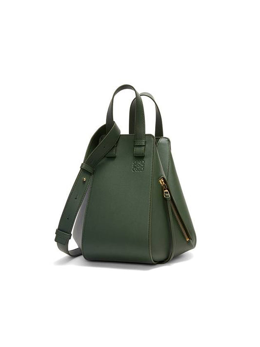 Classic Calfskin Small Hammock Tote Bag Green - LOEWE - BALAAN 1