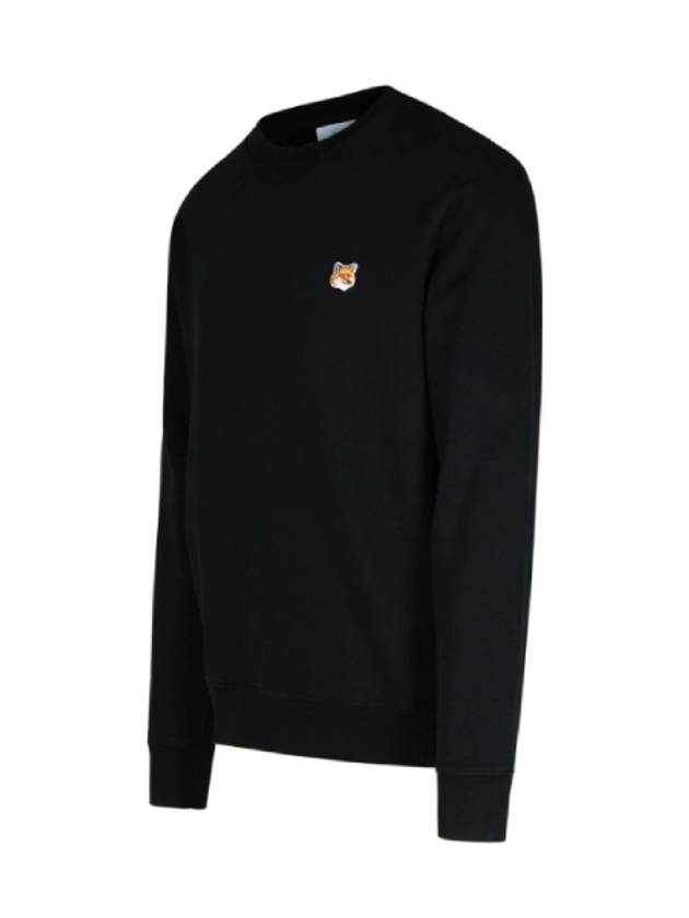 Fox Head Patch Regular Sweatshirt Black - MAISON KITSUNE - BALAAN 3