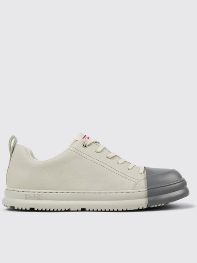 Junction Runner Leather Low-Top Sneakers Grey - CAMPER - BALAAN 2