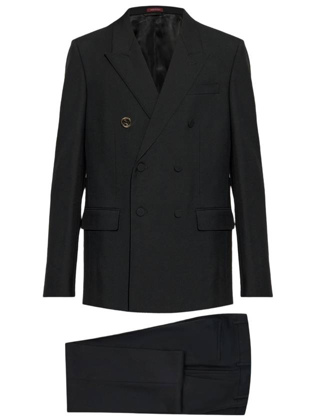 Men s Wool Suit Black - GUCCI - BALAAN 1