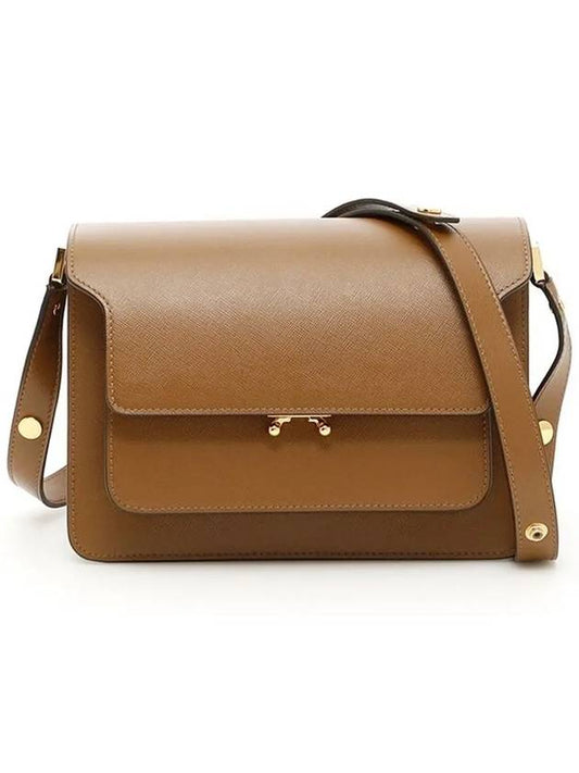 Trunk Shoulder Bag Brown - MARNI - BALAAN.