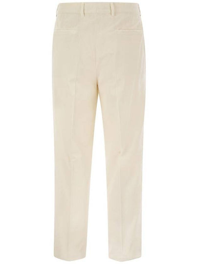 Leisure fit trousers in garment dyed cotton corduroy with darts - BRUNELLO CUCINELLI - BALAAN 2