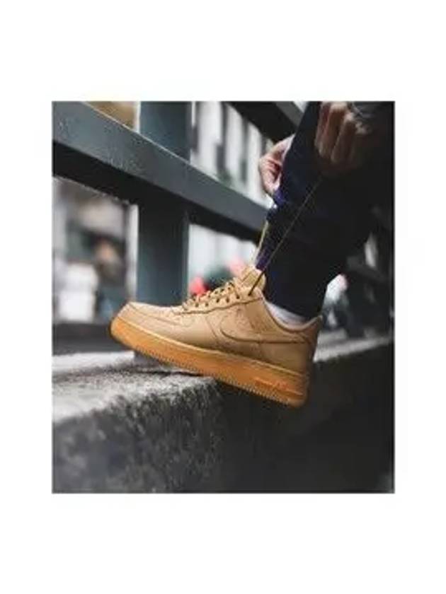 Air Force 1 07 WB Low Top Sneakers Brown - NIKE - BALAAN 7