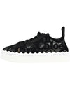 Lauren Lace Low Top Sneakers Black - CHLOE - BALAAN 4