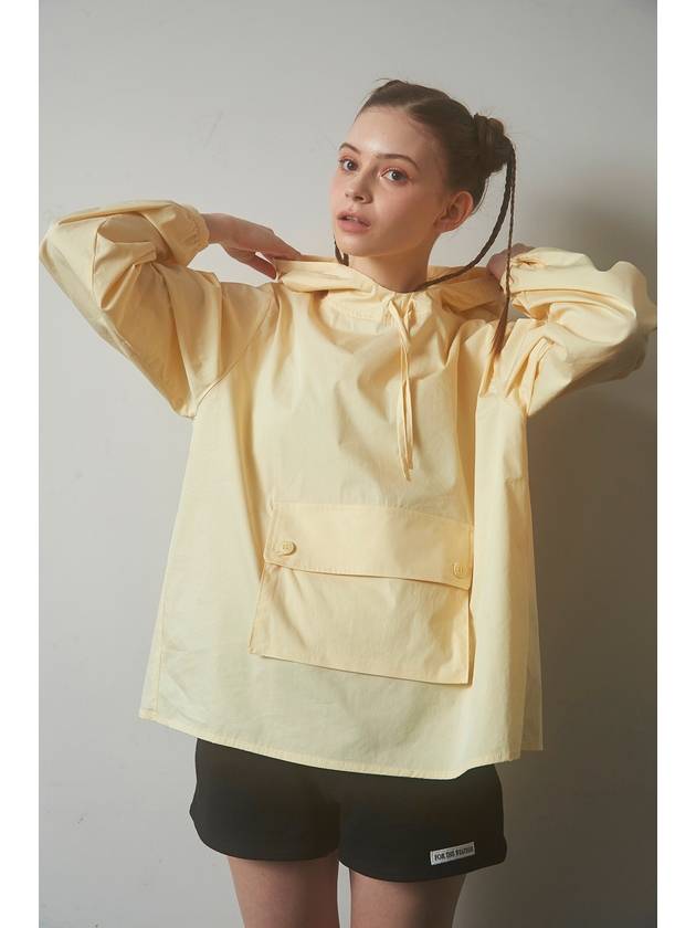 pocket hood shirt yellow - FOR THE WEATHER - BALAAN 7