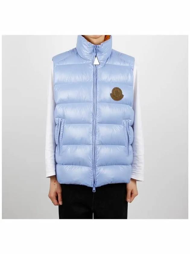 Parke Padding Vest Blue - MONCLER - BALAAN 3