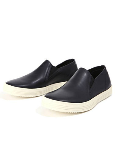 Women's Leather Slip On Black - RICK OWENS - BALAAN 1