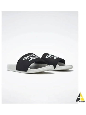 Pearl Gear Slide Women Black White HR0688 - REEBOK - BALAAN 1