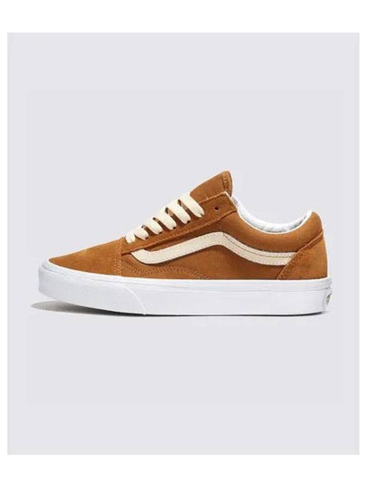 Old Skool Suede Low Top Sneakers Brown - VANS - BALAAN 2