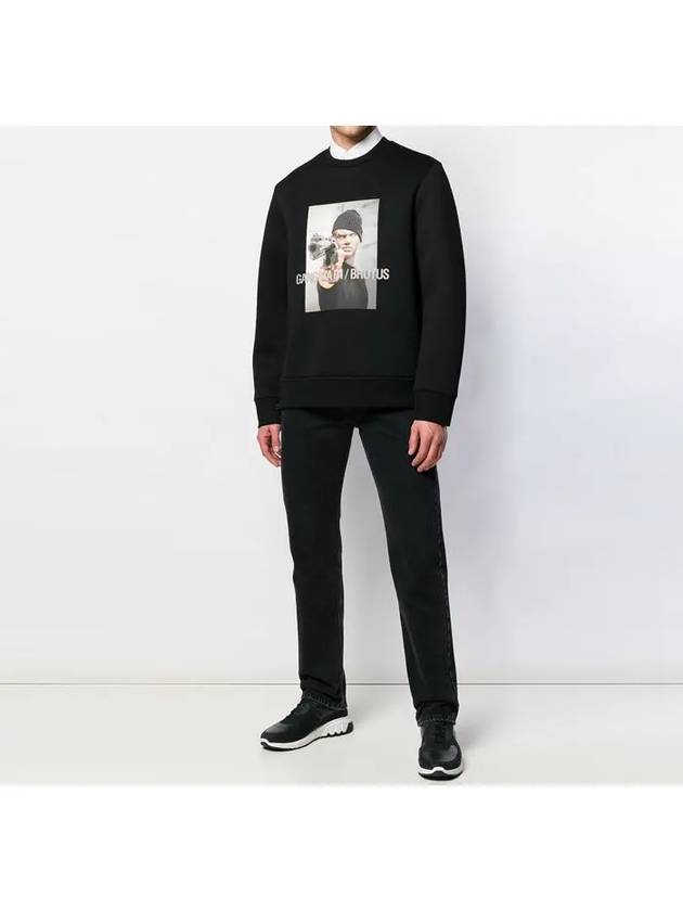 Brutus Neoprene Sweatshirt Black - NEIL BARRETT - BALAAN 7