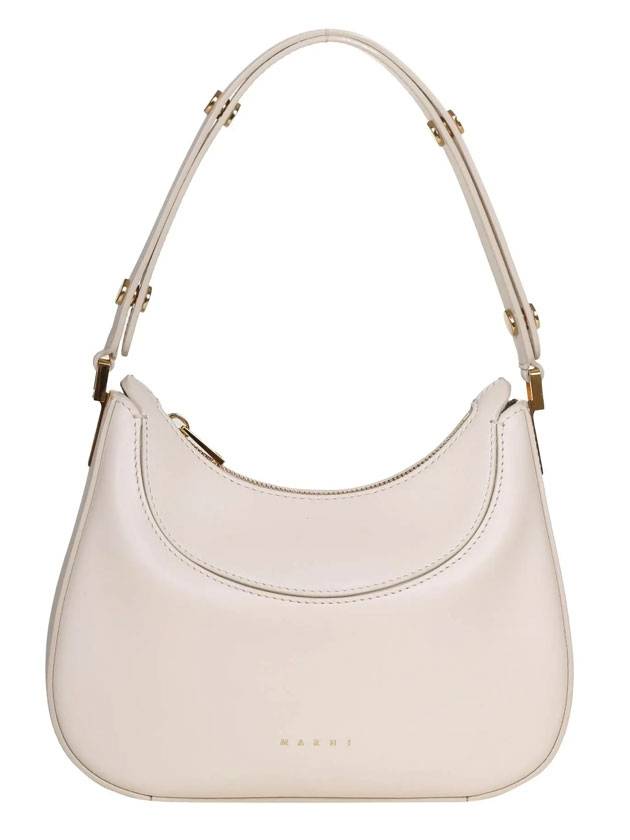 Milano Hobo Shoulder Bag White - MARNI - BALAAN 1