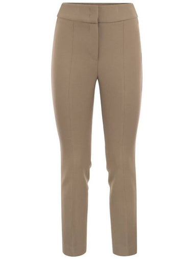 Peserico Stretch Gabardine Cigarette Trousers - PESERICO - BALAAN 1