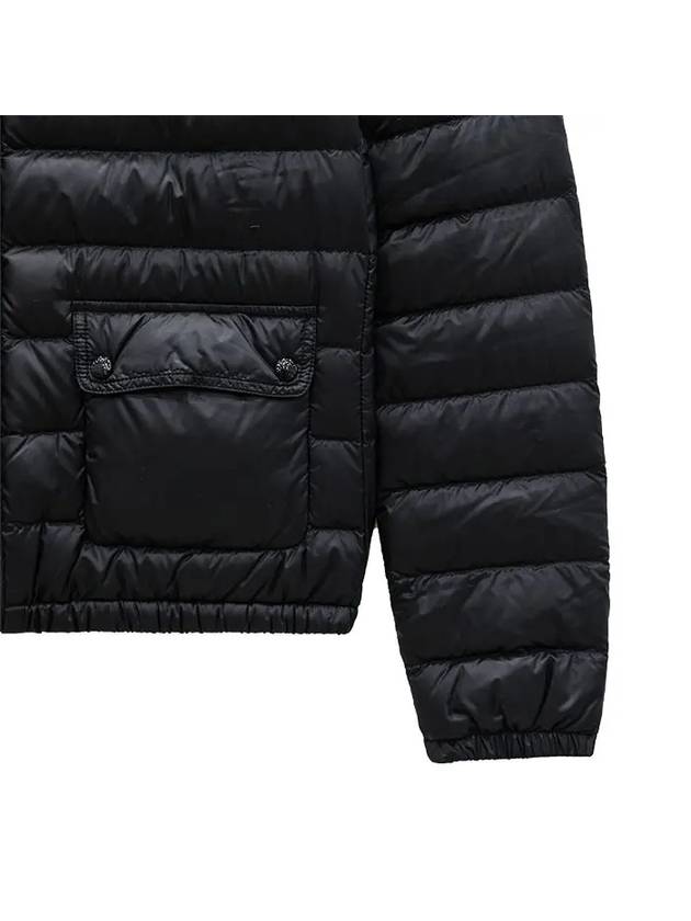 Lans Logo Patch Short Down Padding Black - MONCLER - BALAAN 7