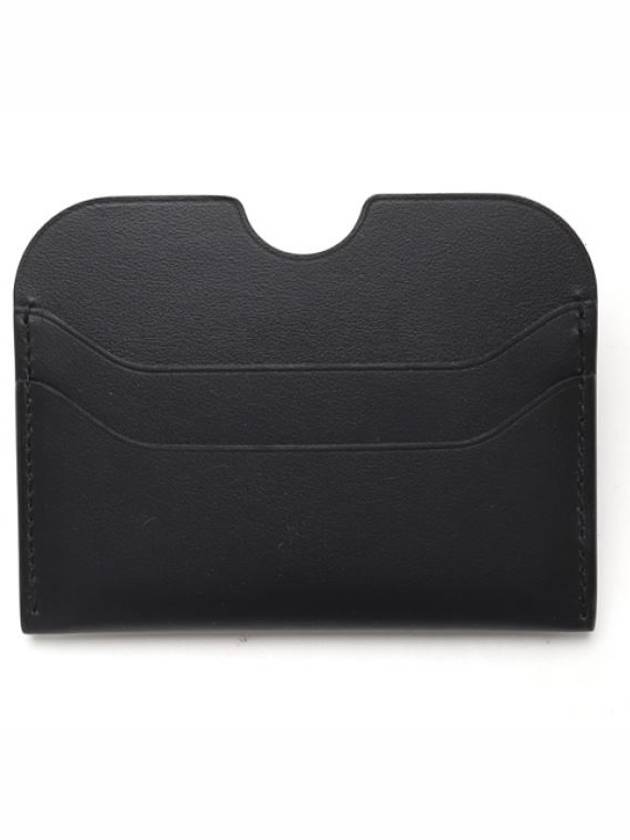 Silver Logo Card Wallet Black - ACNE STUDIOS - BALAAN 3