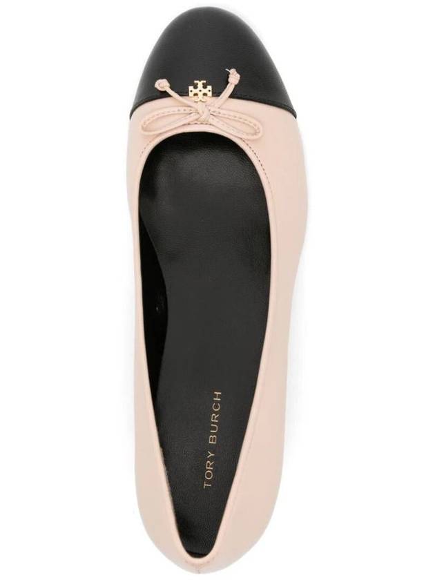 Women's Cap Toe Two-tone Leather Pumps Rose Pink - TORY BURCH - BALAAN 5